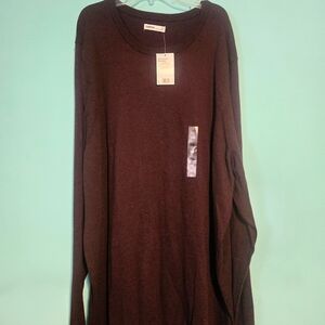 NWT Men's 3X Burgundy Sweater